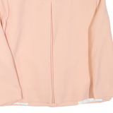 ZARA Womens Pink Button Jacket M Polyester Blend Plain Classic Collar Elegant