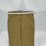 Carhartt Carpenter Trousers - 32W 32L Khaki Cotton