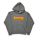 Thrasher Hoodie - Large Grey Cotton Blend