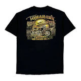 Tomahawk Bike Week 2012 Hot Leathers Graphic T-Shirt - Large Black Cotton