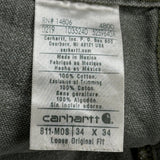 Carhartt Carpenter Pants - 32W 33L Gray Cotton