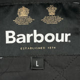 Barbour Quilted Jacket - Large Black Polyester