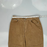 Calvin Klein Jeans Cord Trousers - 32″ Waist Brown Cotton
