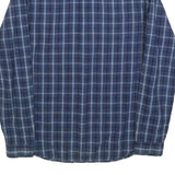 TOMMY HILFIGER Mens Blue Plaid Shirt S Cotton Casual Button Down Long Sleeve