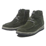 ARA Womens Lace-Up Ankle Boots Green Suede UK 5 Comfortable Stylish Casual
