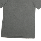 NIKE Mens Grey Red Run Graphic T-Shirt S Short Sleeve Crew Neck Athletic