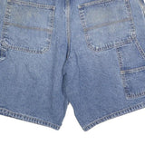 OPEN TRAILS Mens Denim Blue Casual Shorts M W34 Cotton Blend Relaxed Fit