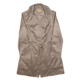 ORSAY Womens Beige S Button Jacket Cotton Blend Classic Casual Lightweight