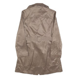 ORSAY Womens Beige S Button Jacket Cotton Blend Classic Casual Lightweight