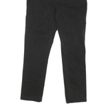 LEVI'S Womens Black Regular Fit Skinny Denim Jeans W30 L25 Cotton Blend Zip