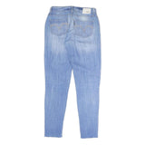 LEVI'S Womens Slim Blue Denim Light W25 L27 Jeans Zip Cotton Blend Casual