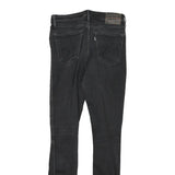 LEVI'S Womens Jeans Black Slim Skinny Denim W28 L31 Classic Cotton Blend Zip