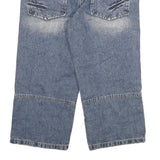 SOUTHERN Mens Denim Blue Casual Shorts 2XL W34 Cotton Blend Relaxed Fit