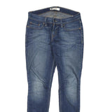 LEVI'S 524 Womens Jeans Blue Slim Skinny Denim Medium W28 L29 Stylish Zip