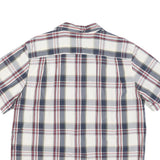 CARHARTT Mens Blue & Red Check Shirt XL Casual Cotton Blend Short Sleeve