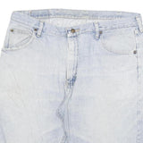 WRANGLER Mens Shorts Blue Denim Casual 2XL W36 Cotton Blend Relaxed Fit