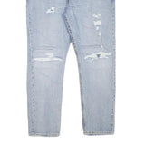 LEVI'S 512 Tapered Mens Jeans Blue Slim Denim Light W36 L30 Distressed