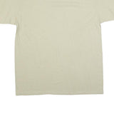 YAZBEK Mens Beige Lake Arrowhead California Graphic T-Shirt L Short Sleeve Crew