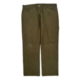 Dickies Carpenter Pants - 38W 31L Green Cotton