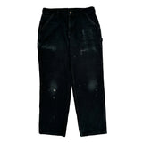 Carhartt Carpenter Pants - 34W 32L Black Cotton