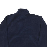 WEK Mens Navy Zip Jacket S Polyester Blend Plain Warm Comfort Casual