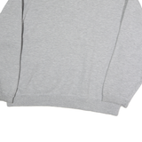 REEBOK Mens Grey Broncos Crew Neck L Cotton Sweatshirt NFL Vintage Sportswear