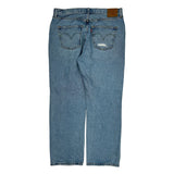 501 Levis Jeans - 34W 30L Light Wash Cotton