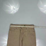 Lacoste Trousers - 33W 31L Beige Cotton Blend