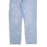 LEVI'S 501 BIG E Womens Jeans Light Blue Regular Straight Denim Stone Wash W29