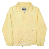 NEYELLE Mens Yellow Lightweight Zip Jacket S Polyester Blend Plain Casual
