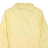 NEYELLE Mens Yellow Lightweight Zip Jacket S Polyester Blend Plain Casual