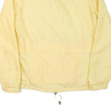 NEYELLE Mens Yellow Lightweight Zip Jacket S Polyester Blend Plain Casual