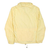 NEYELLE Mens Yellow Lightweight Zip Jacket S Polyester Blend Plain Casual