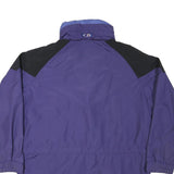CB SPORT Womens Purple & Black Zip Jacket XL Nylon Plain Lightweight Casual