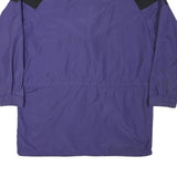 CB SPORT Womens Purple & Black Zip Jacket XL Nylon Plain Lightweight Casual