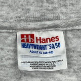 East Burke High Hanes Single Stitch T-Shirt - XL Grey Cotton Blend