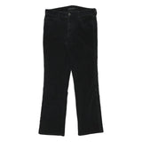 CALVIN KLEIN JEANS Womens Black Regular Straight Trousers W31 L30 Cotton Blend