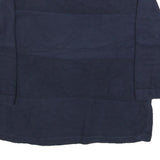 TOMMY HILFIGER Womens Navy Blue Patterned Jumper Crew Neck Basic Knit L Cotton
