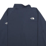 THE NORTH FACE Mens Navy Blue R Logo 1/4 Zip Sweatshirt 2XL Outdoor Athletic