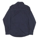 CARHARTT Mens Navy Blue Work Shirt S Cotton Long Sleeve Casual Utility