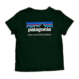 Save Our Home Planet Patagonia Graphic T-Shirt - Medium Green Cotton