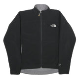 THE NORTH FACE Womens Black Softshell Jacket L Polyester Blend Zip Outdoor