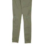 LEVI'S Womens Cotton Blend Green Slim Skinny Trousers W25 L29 Casual Stretch