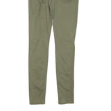 LEVI'S Womens Cotton Blend Green Slim Skinny Trousers W25 L29 Casual Stretch