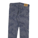 LEVI'S 501ST Mens Slim Jeans Denim Medium W33 L29 Camouflage Button Closure