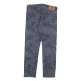 LEVI'S 501ST Mens Slim Jeans Denim Medium W33 L29 Camouflage Button Closure