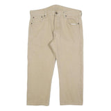 LEVI'S 501 Mens Regular Fit Beige Denim W36 L24 Classic Button Fly Cotton Blend