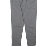SONNY BONO Womens Cotton Blend Grey Slim Tapered Trousers W30 L28 Formal
