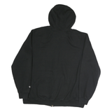 CARHARTT Mens Black Zip Up Hoodie XL Cameron Logo Workwear Zip Hoodie