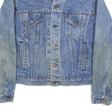 LEVI'S Mens Blue Denim Jacket XL Cotton Button Front Classic Fit Vintage Style
